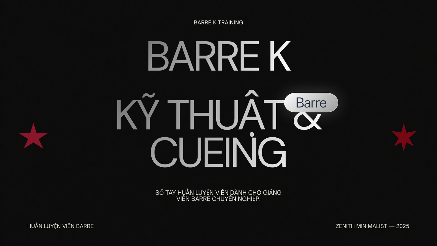 Đào tạo Barre K — 001