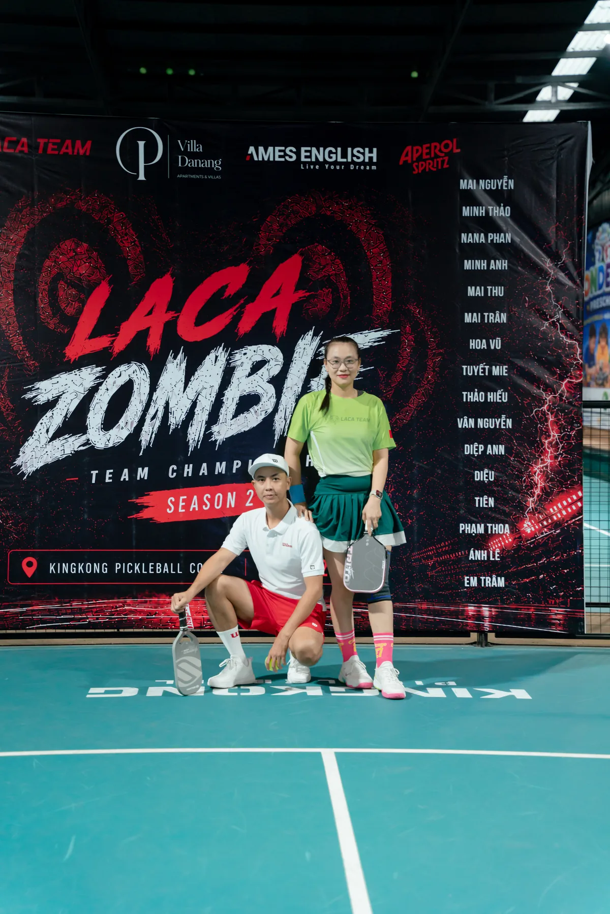 Sơn Tùng Nguyễn tại sân pickleball NLT