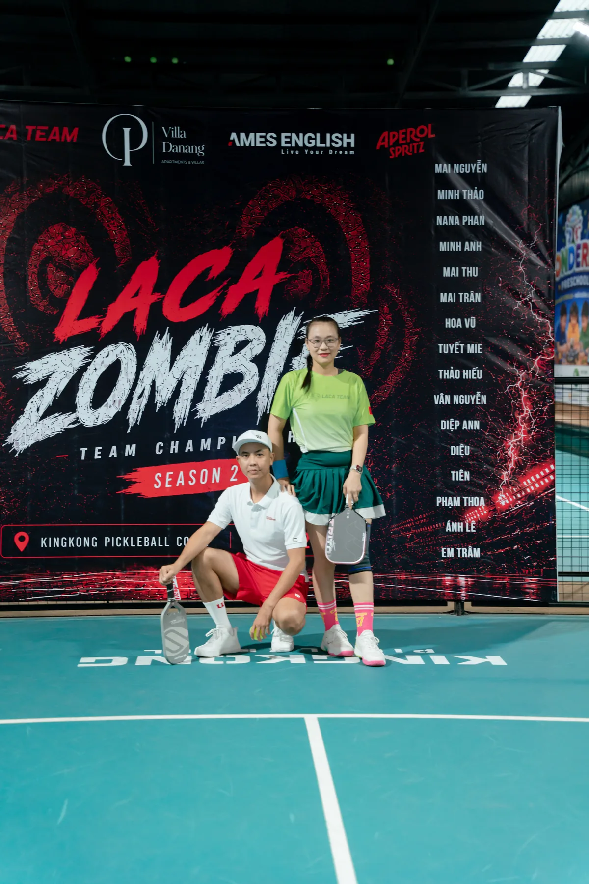 Sơn Tùng Nguyễn tại sân pickleball NLT
