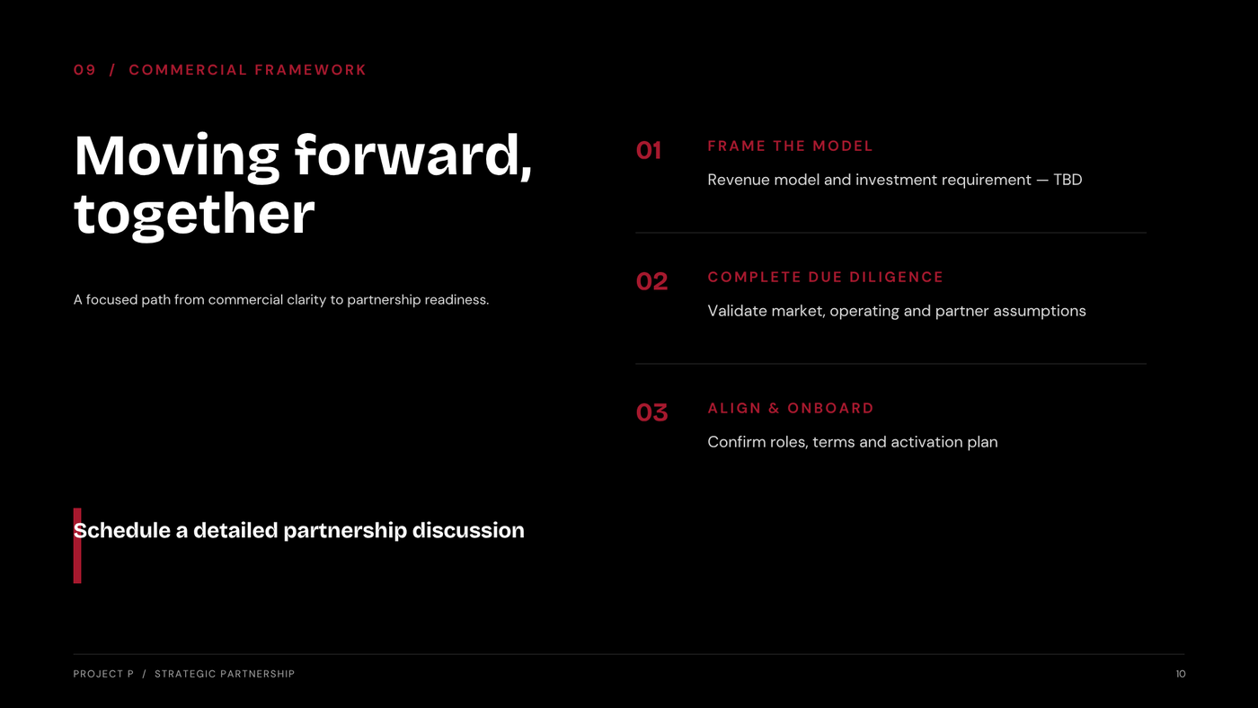 Project P Partnership — 010
